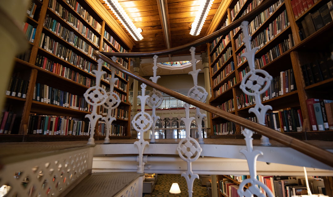 Linderman Library Staircase, top floor
