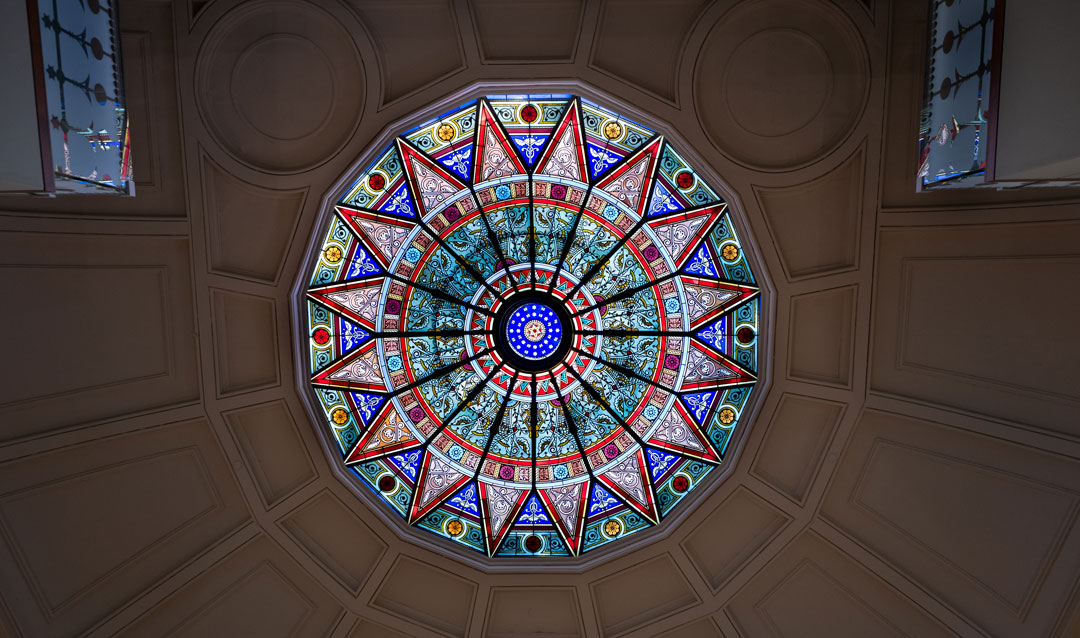 Linderman Library Ceiling Spiral 